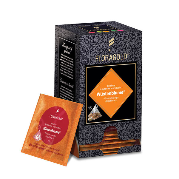 Floragold®  Rooibostee Wüstenblume® 15 Pyramidenbeutel